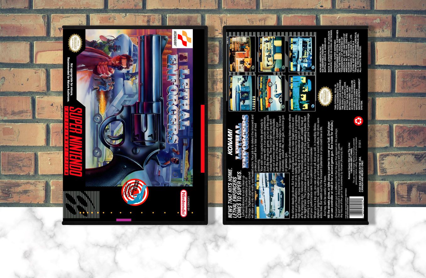 Lethal Enforcers, Case Color: DARK GREY (OEM DS CASE COLOR)