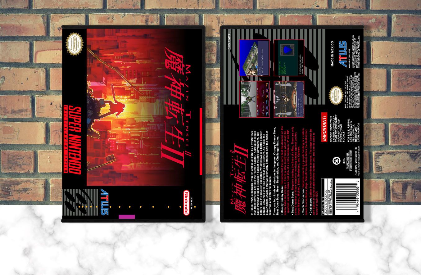 Majin Tensei II: Spiral Nemesis, Case Color: DARK GREY (OEM DS CASE COLOR)