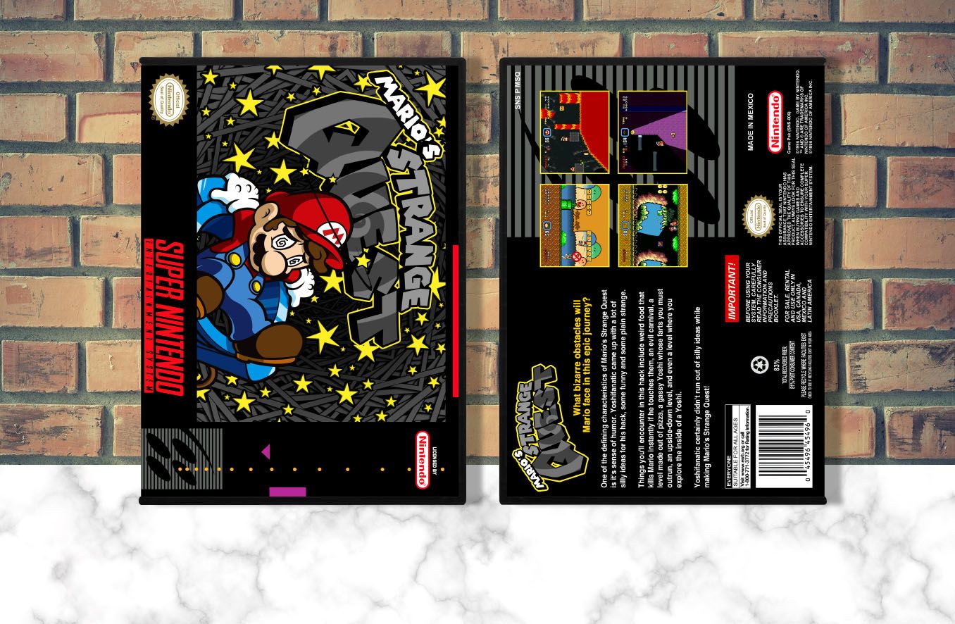 Mario&#39;s Strange Quest, Case Color: DARK GREY (OEM DS CASE COLOR)
