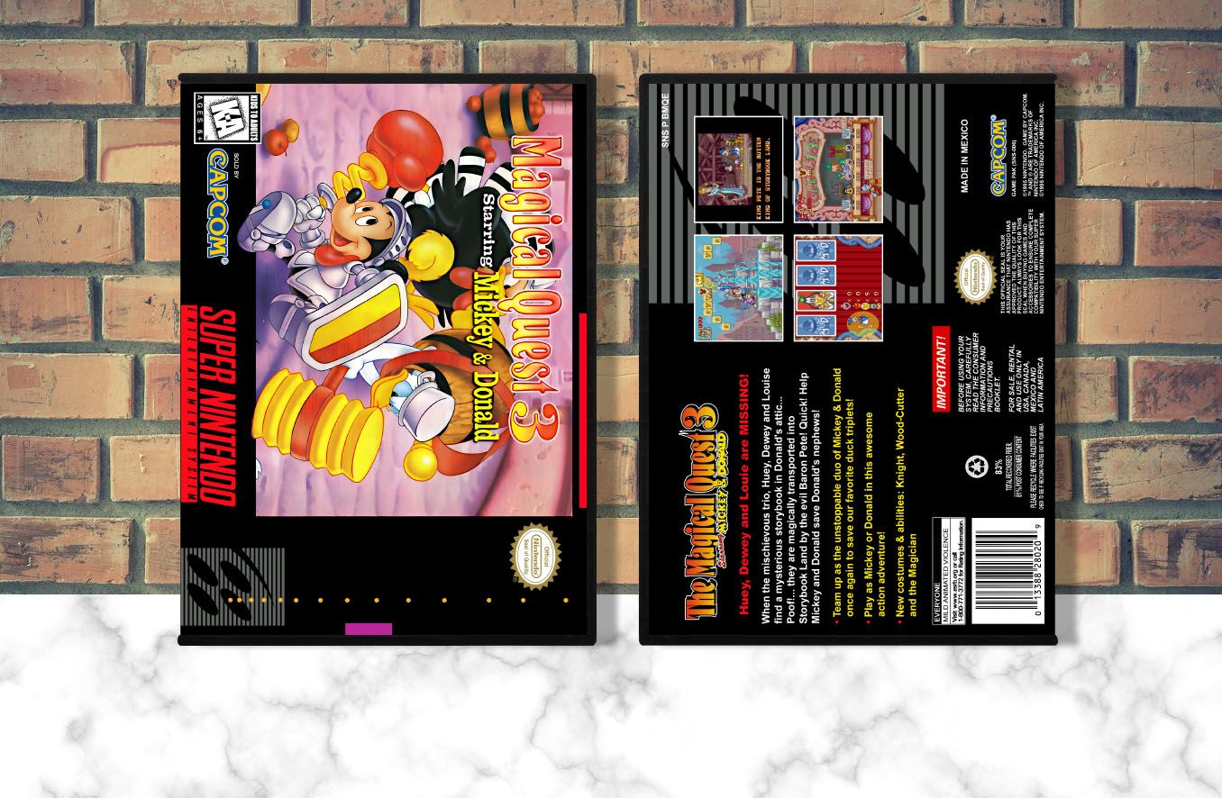 Magical Quest 3 Starring Mickey &amp; Donald, The, Case Color: DARK GREY (OEM DS CASE COLOR)