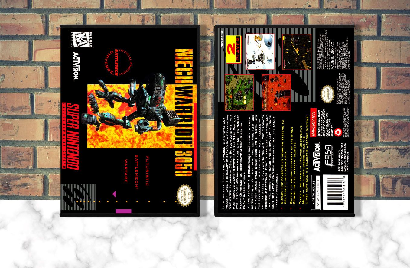 MechWarrior 3050, Case Color: DARK GREY (OEM DS CASE COLOR)