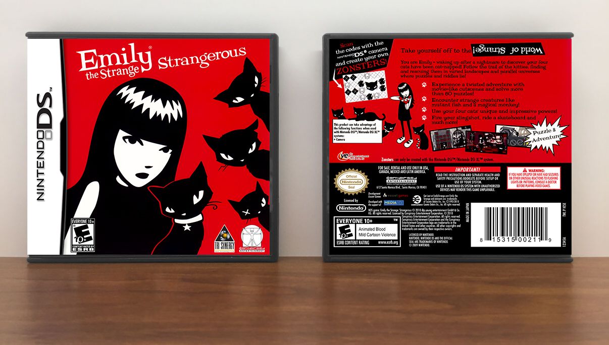 Emily the Strange: Strangerous, Case Color: DARK GREY (OEM DS CASE COLOR)