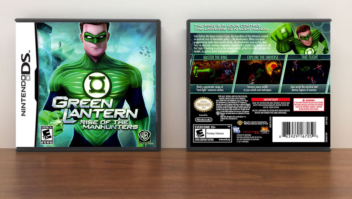 Green Lantern: Rise of the Manhunters, Case Color: DARK GREY (OEM DS CASE COLOR)