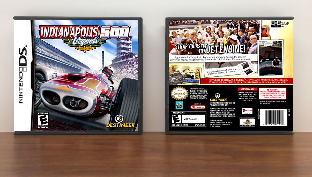 Indianapolis 500 Legends, Case Color: DARK GREY (OEM DS CASE COLOR)