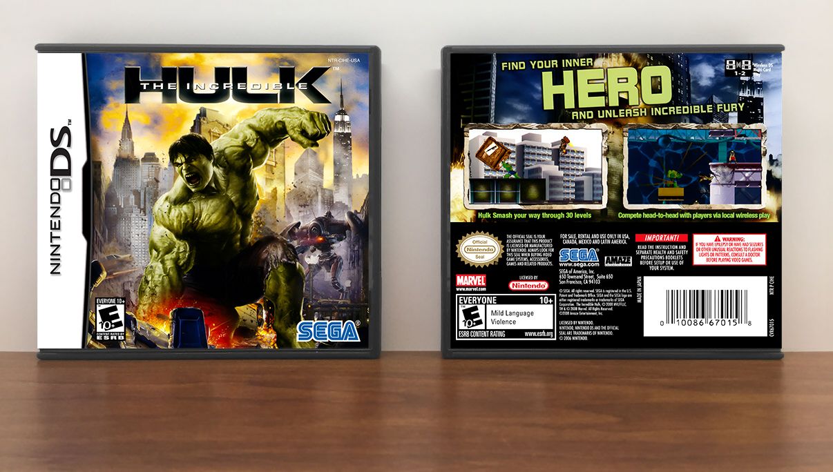 Incredible Hulk, The, Case Color: DARK GREY (OEM DS CASE COLOR)