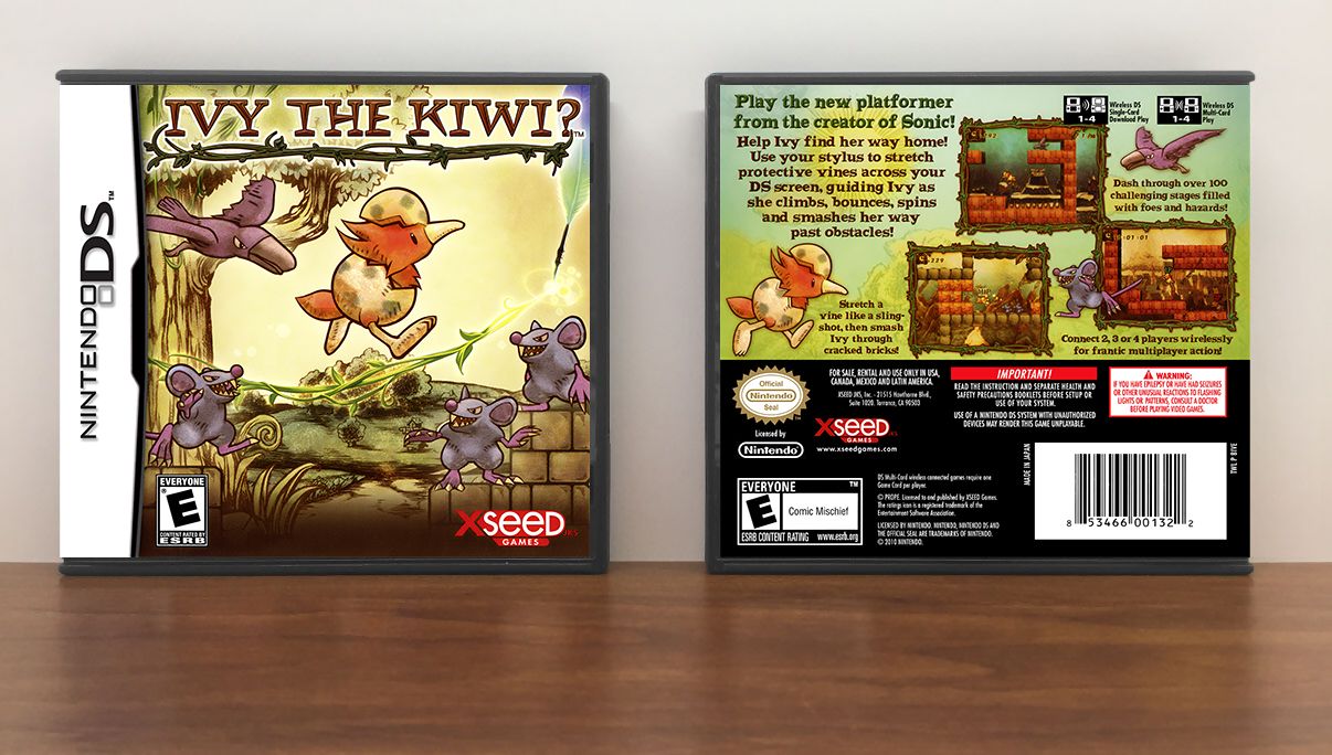 Ivy the Kiwi?, Case Color: DARK GREY (OEM DS CASE COLOR)