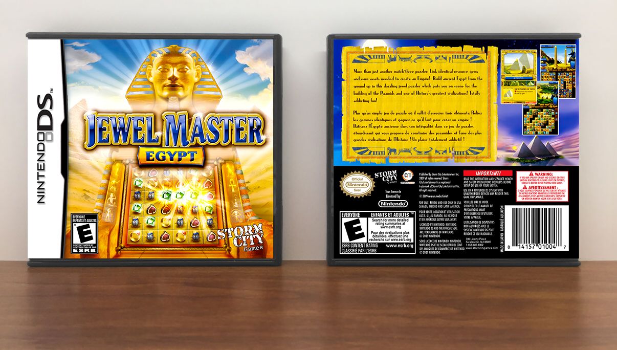Jewel Master: Egypt, Case Color: DARK GREY (OEM DS CASE COLOR)