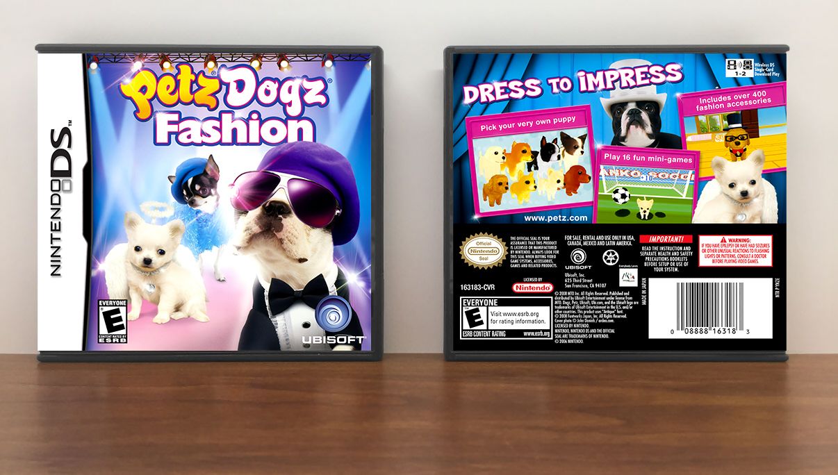 Petz: Dogz Fashion, Case Color: DARK GREY (OEM DS CASE COLOR)