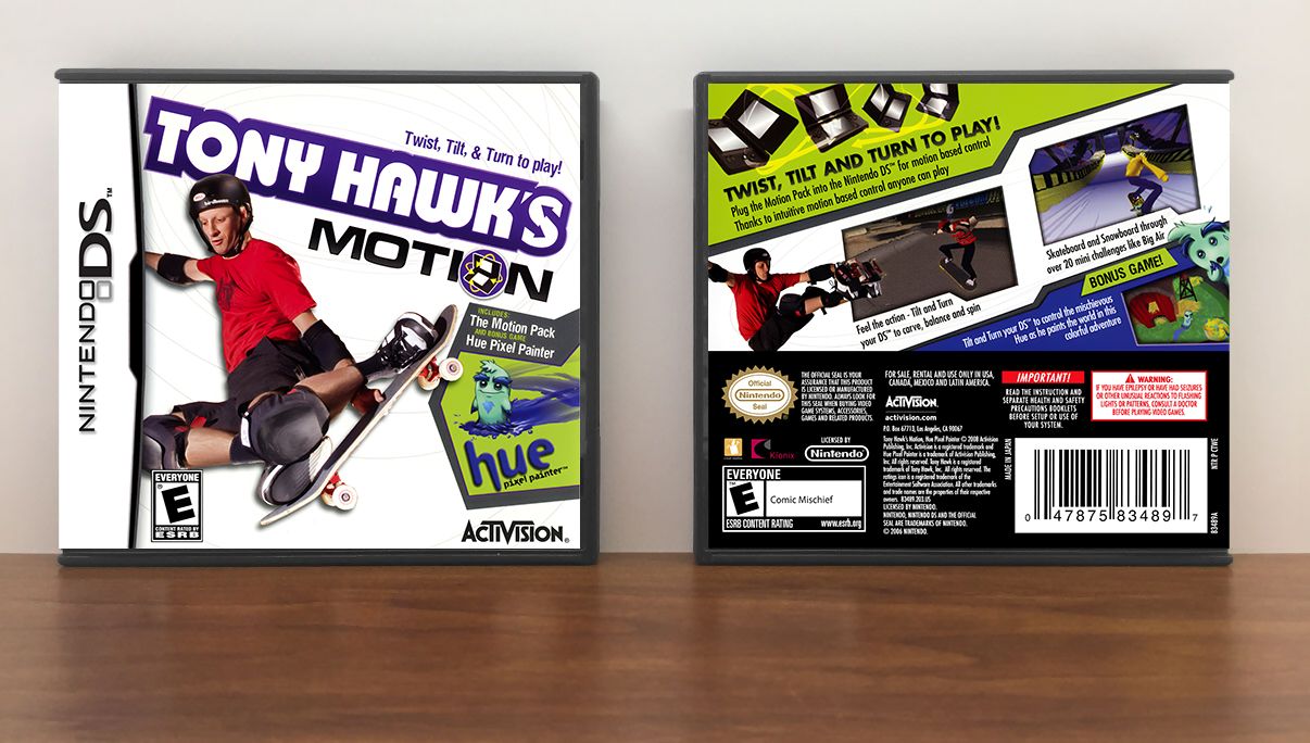 Tony Hawk&#39;s Motion, Case Color: DARK GREY (OEM DS CASE COLOR)