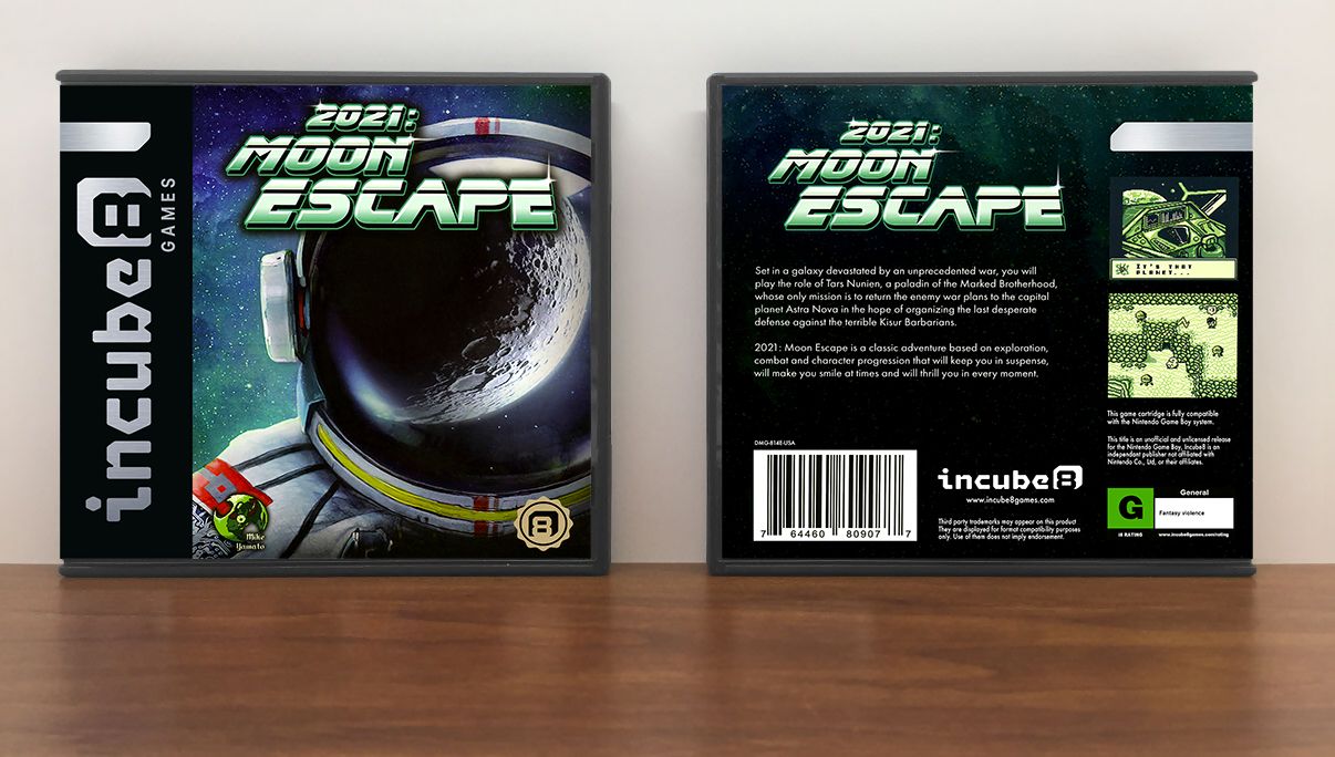 2021: Moon Escape, Case Color: DARK GREY (OEM DS CASE COLOR), Artwork Spine Color: Chrome