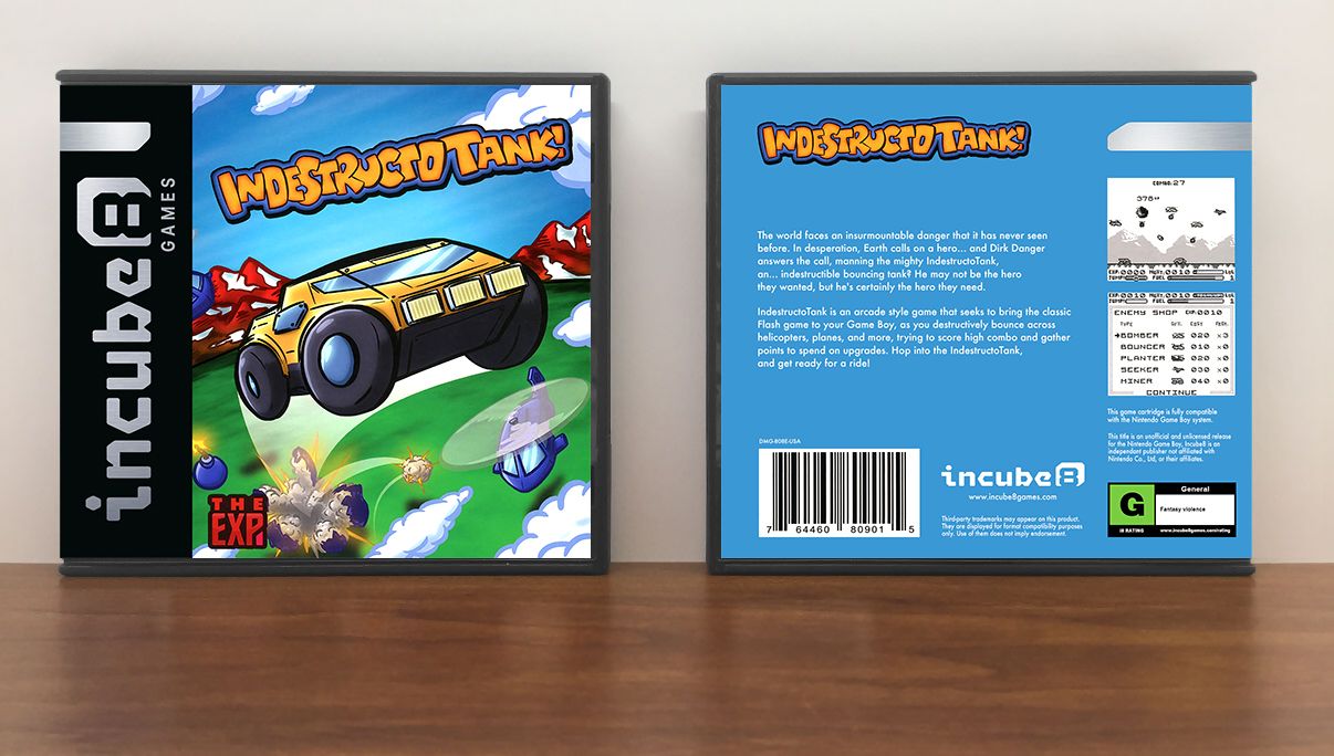 IndestructoTank!, Artwork Spine Color: Chrome