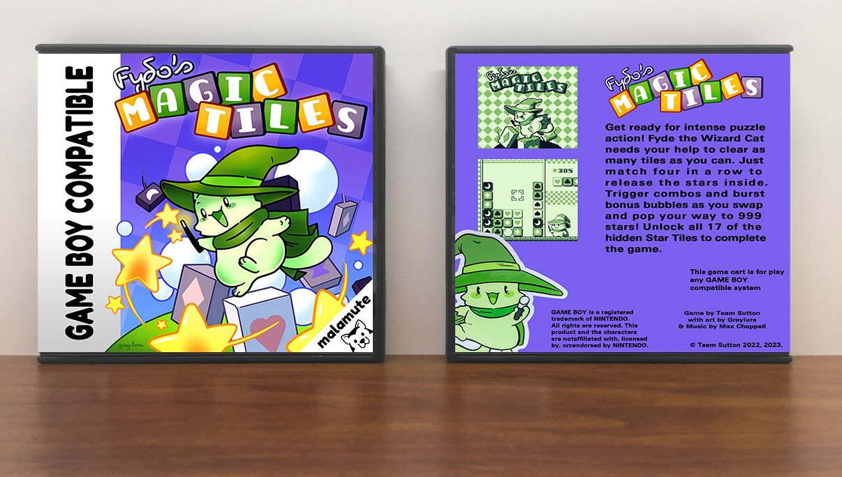 Fydo&#39;s Magic Tiles, Artwork Spine Color: Chrome