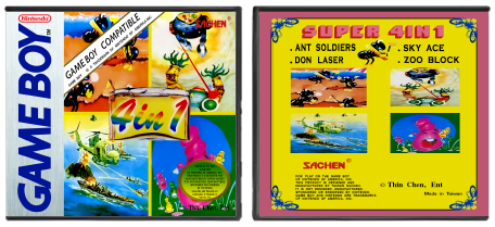 Sachen 007 - Super 4 in 1 -- Ant Soldier - Sky Ace - Dan Laser - Zoo Block