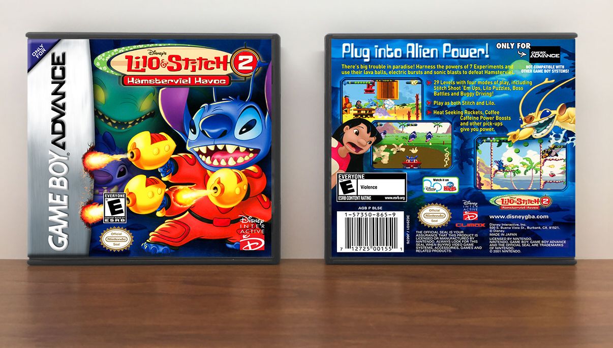 Disney's Lilo &amp; Stitch 2: Hamstervial Havoc, Artwork Spine Color: Chrome