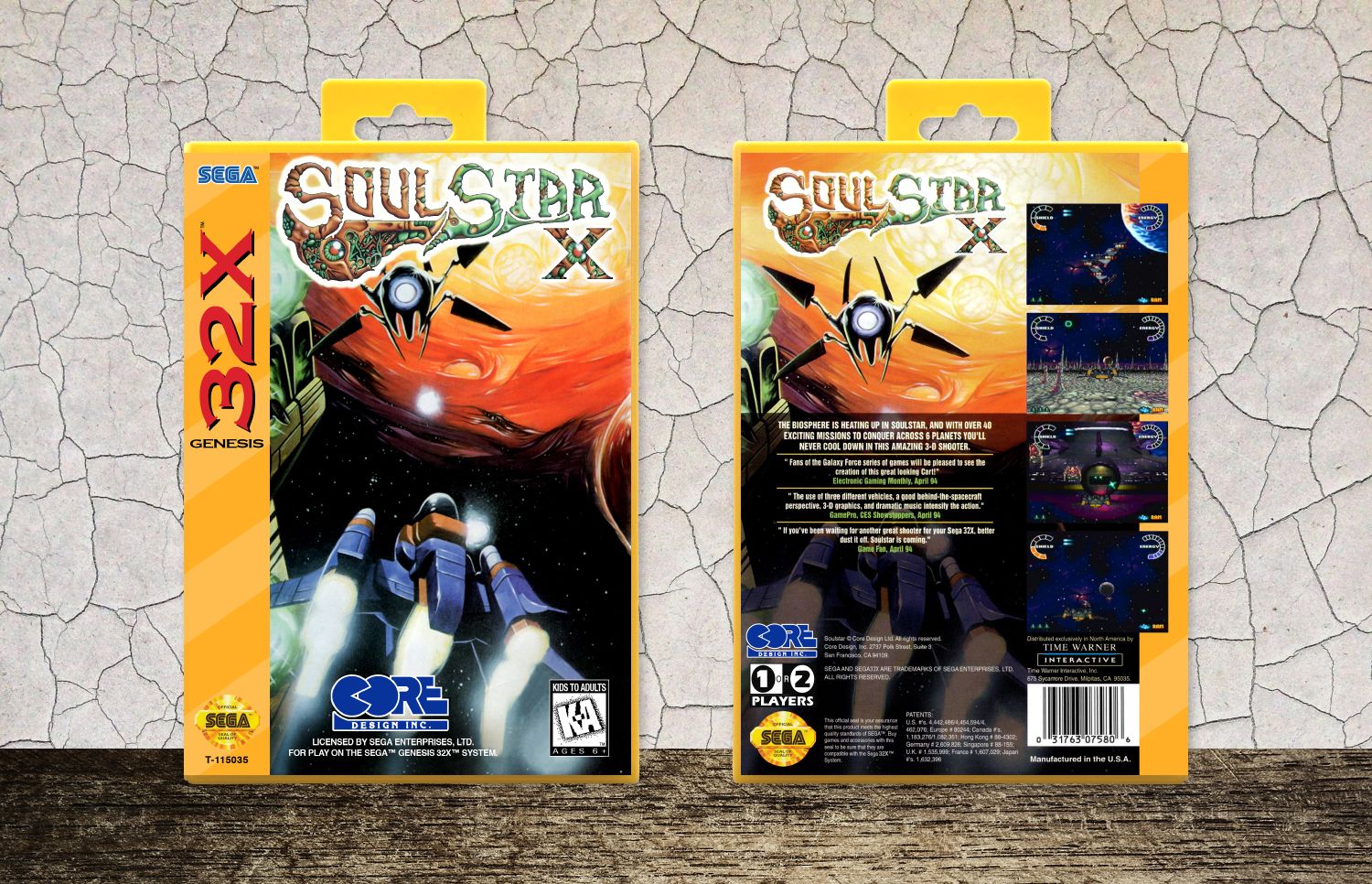 Soul Star X, Case Color: Yellow