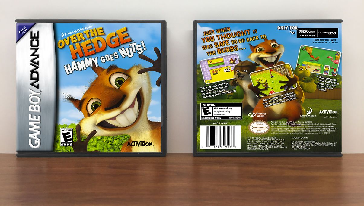 Over The Hedge: Hammy Goes Nuts!, Artwork Spine Color: Chrome
