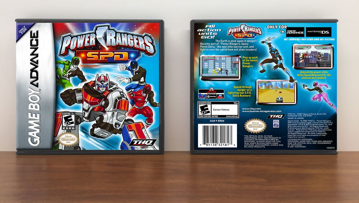 Power Rangers: S.P.D., Artwork Spine Color: Chrome