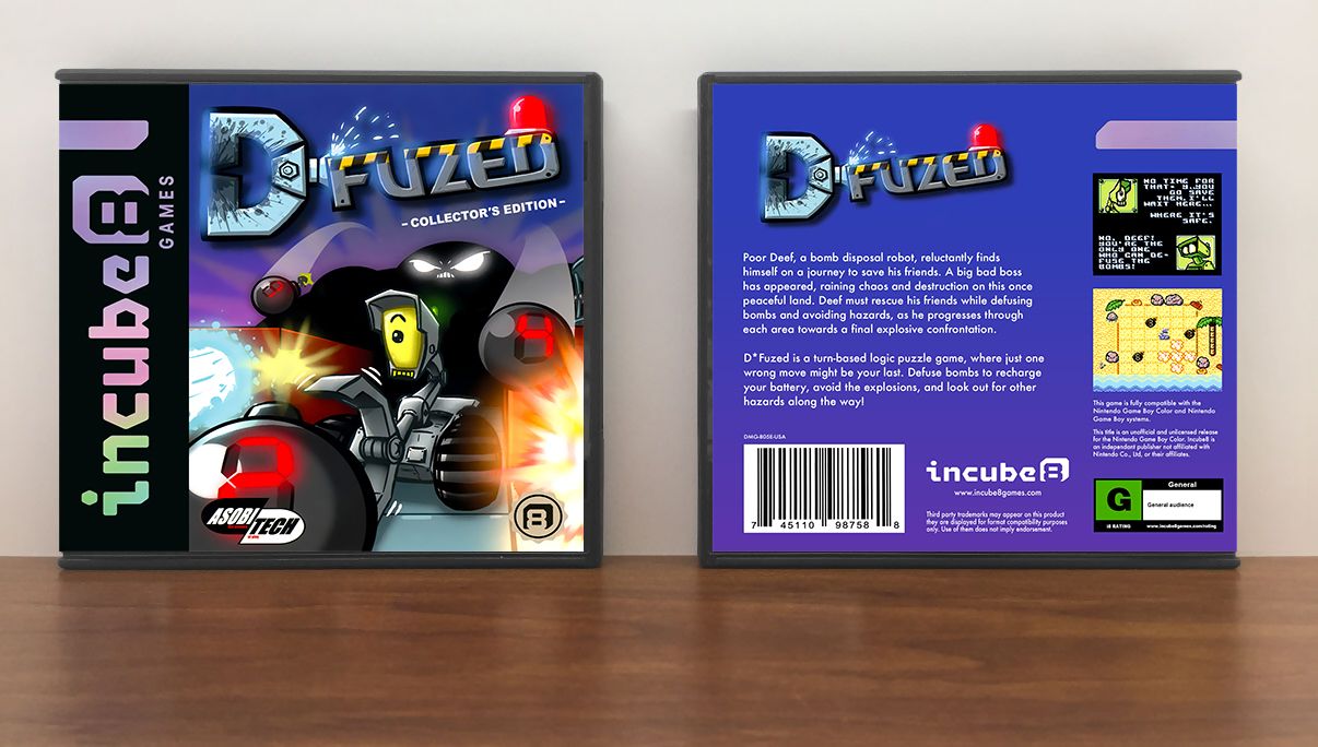 D*Fuzed: Collector&#39;s Edition, Artwork Spine Color: Chrome