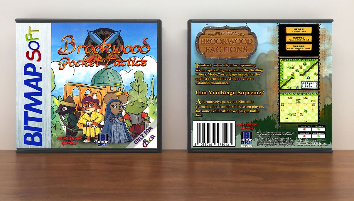 Brookwood Pocket Tactics, Artwork Spine Color: Chrome