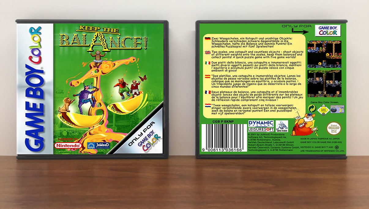 Keep the Balance (PAL), Artwork Spine Color: Chrome