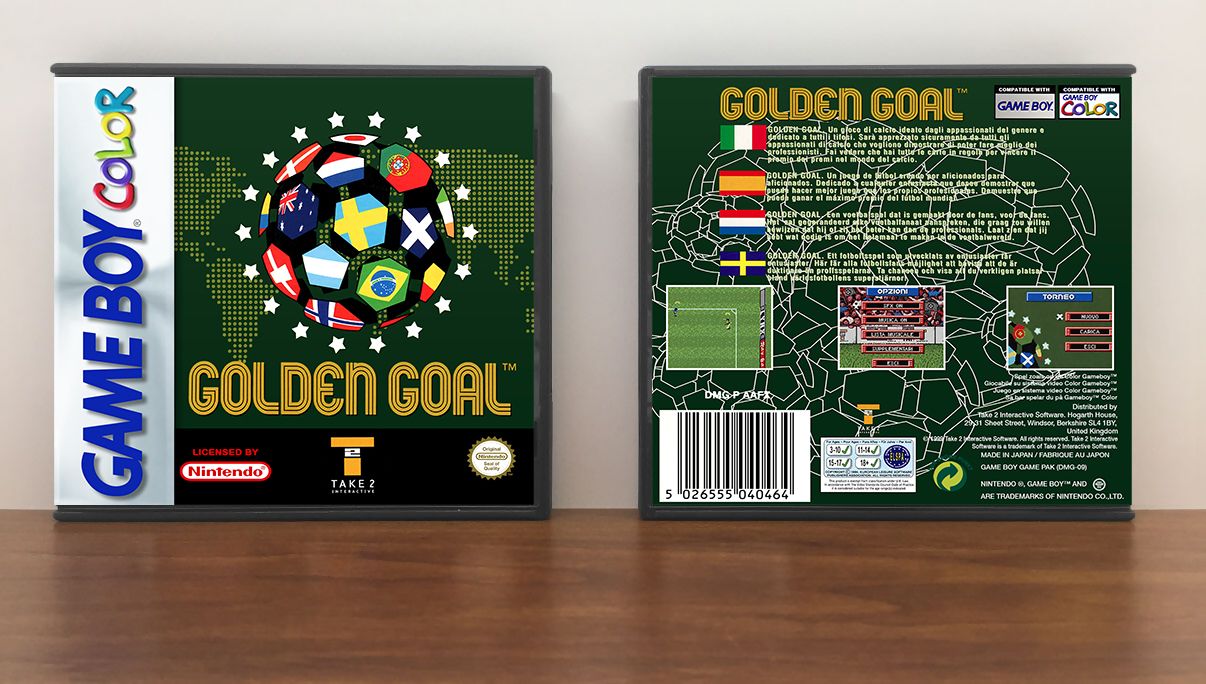 Golden Goal (PAL), Artwork Spine Color: Chrome