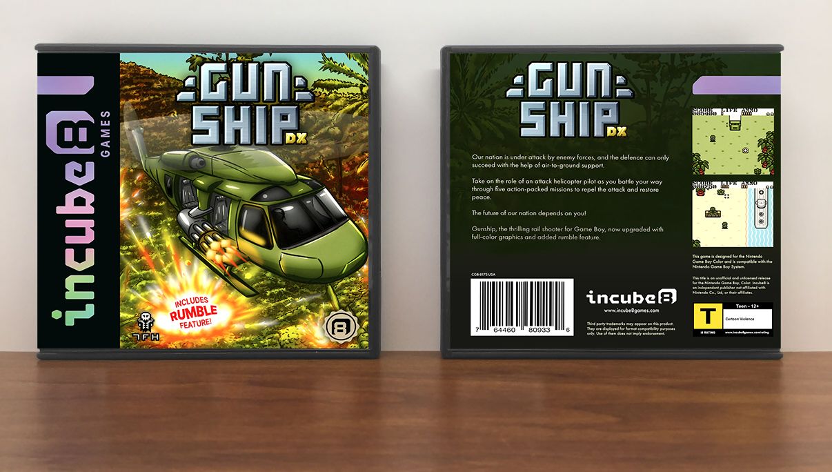 Gunship DX, Artwork Spine Color: Chrome