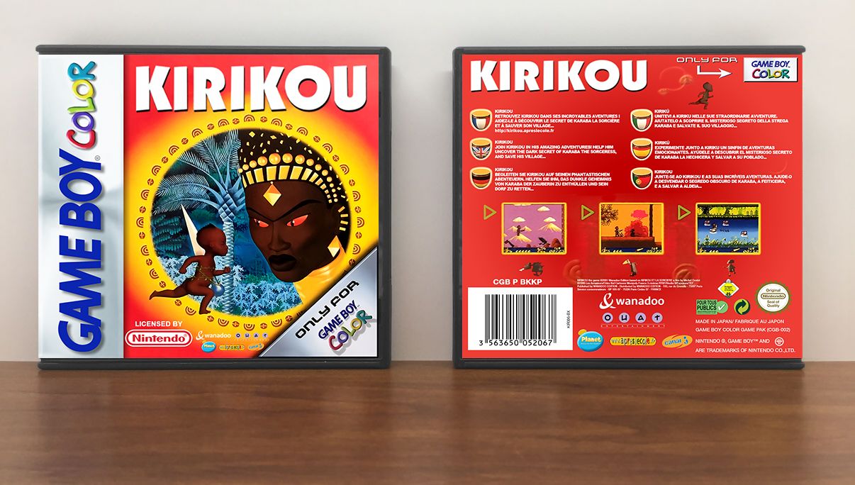 Kirikou (PAL), Artwork Spine Color: Chrome