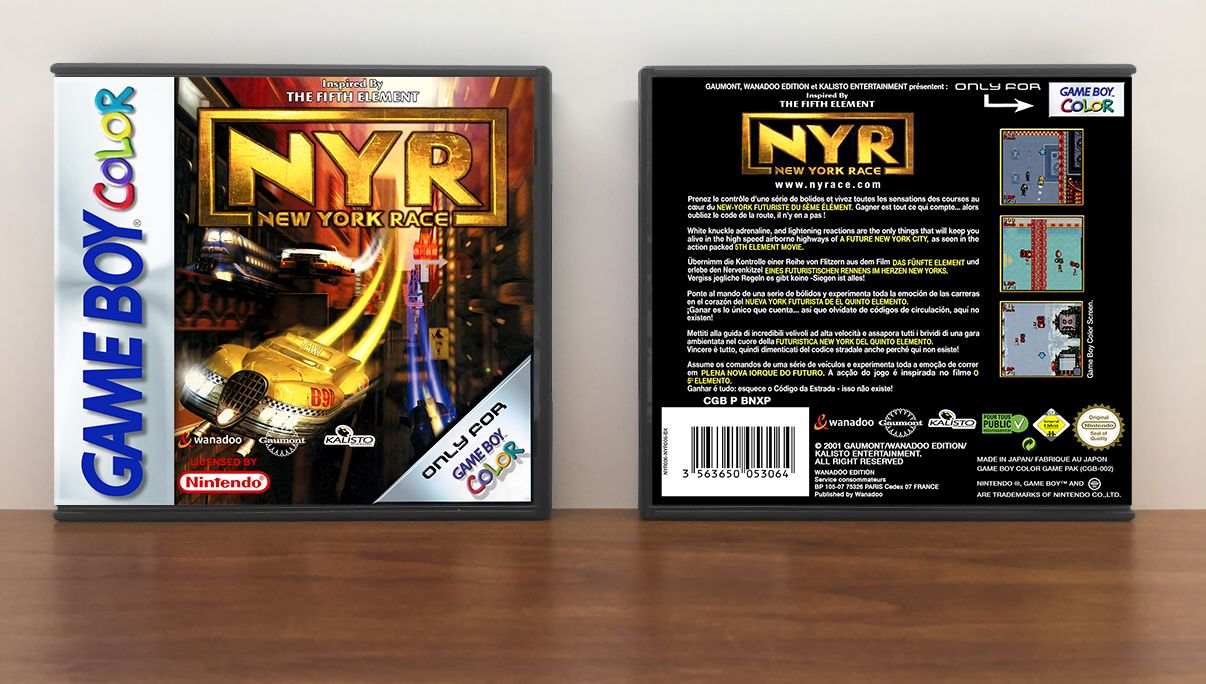 NYR: New York Race (PAL), Artwork Spine Color: Chrome