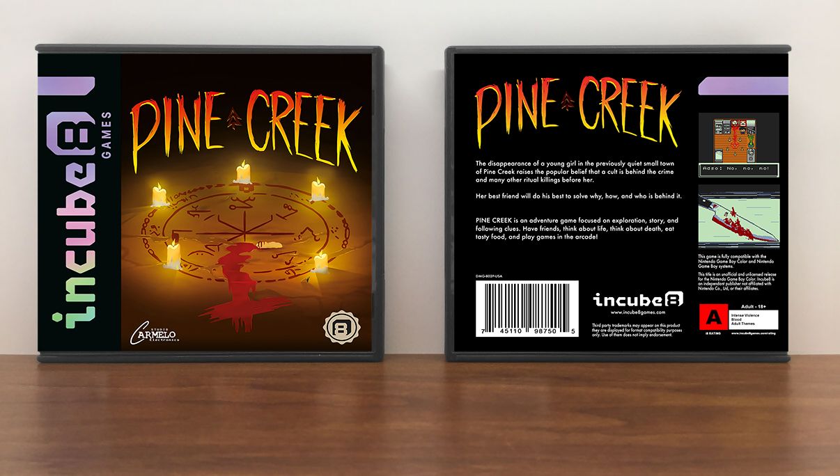 Pine Creek, Artwork Spine Color: Chrome