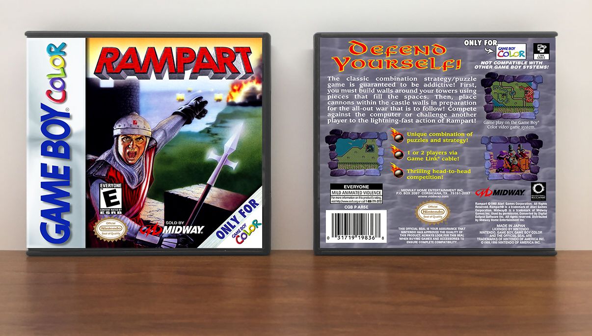 Rampart, Artwork Spine Color: Chrome