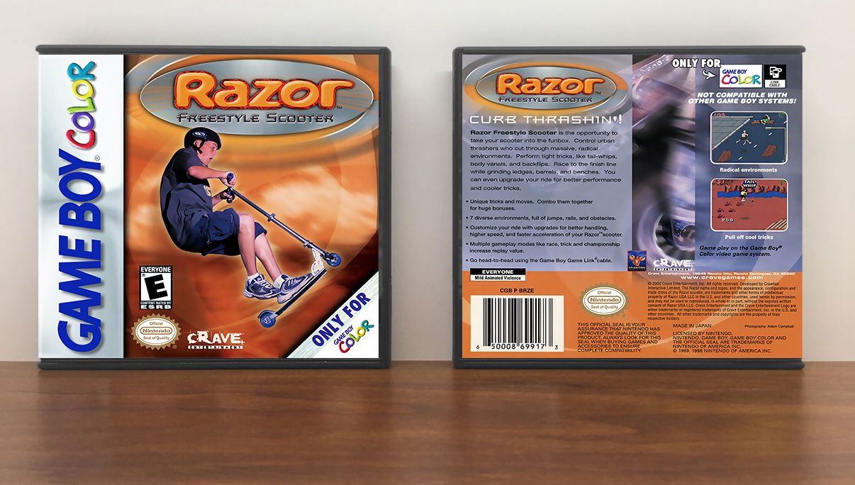 Razor Freestyle Scooter, Artwork Spine Color: Chrome