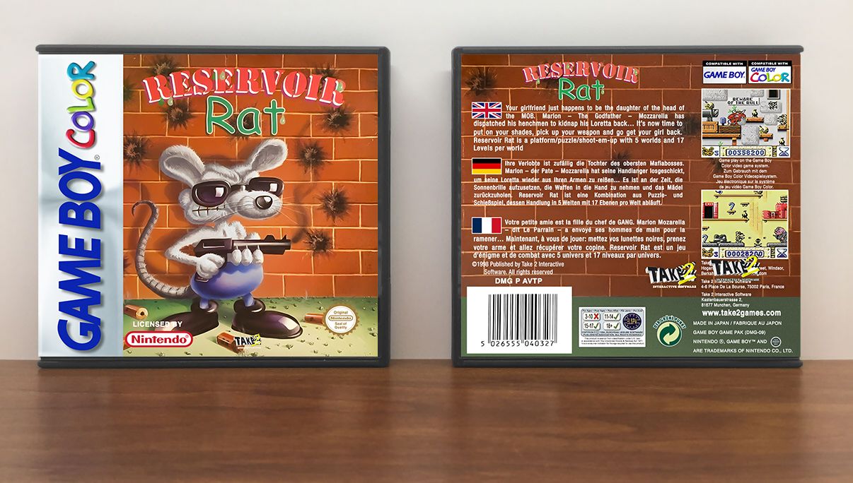 Reservoir Rat (PAL), Artwork Spine Color: Chrome