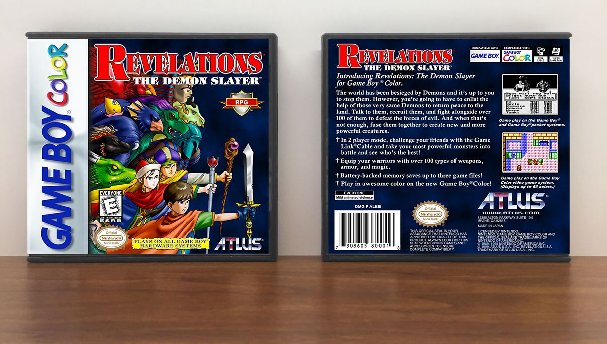 Revelations: The Demon Slayer, Artwork Spine Color: Chrome