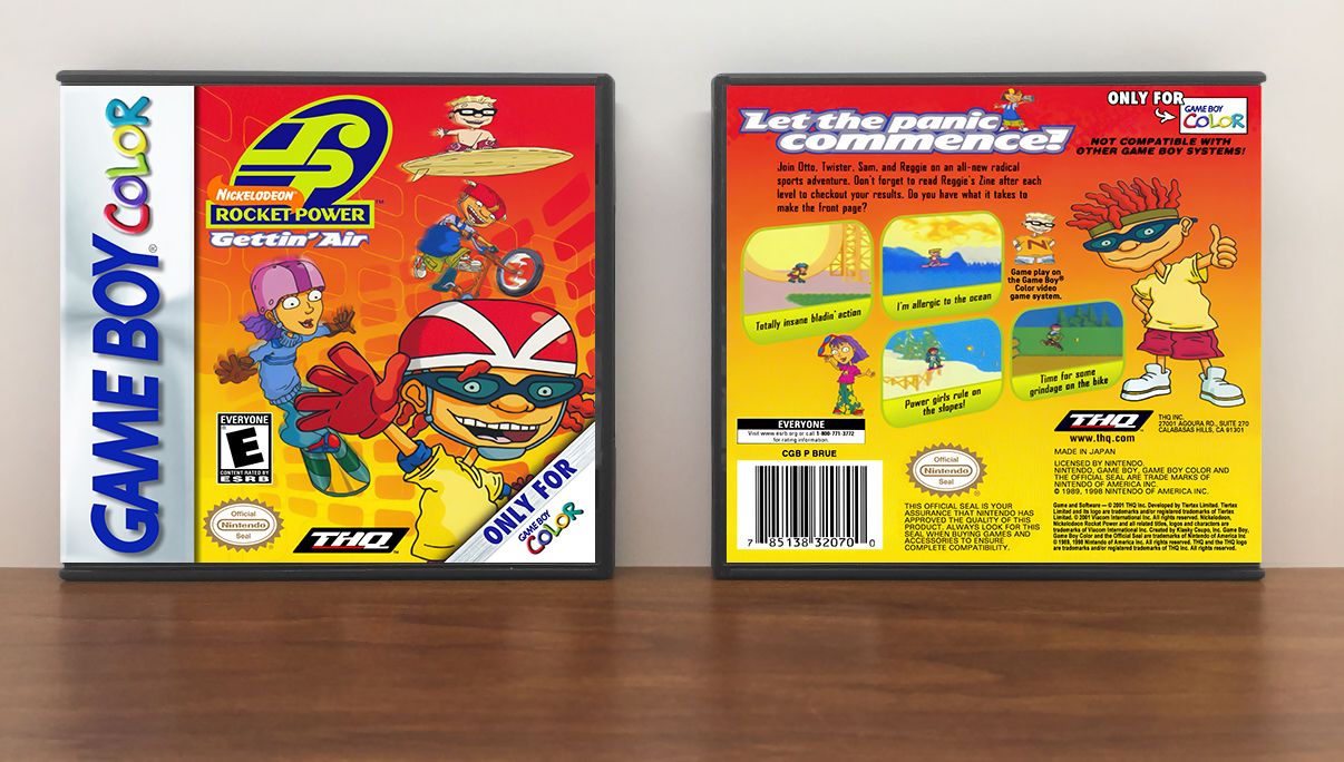 Rocket Power: Gettin Air, Artwork Spine Color: Chrome