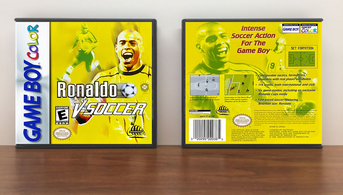 Ronaldo V-Soccer, Artwork Spine Color: Chrome