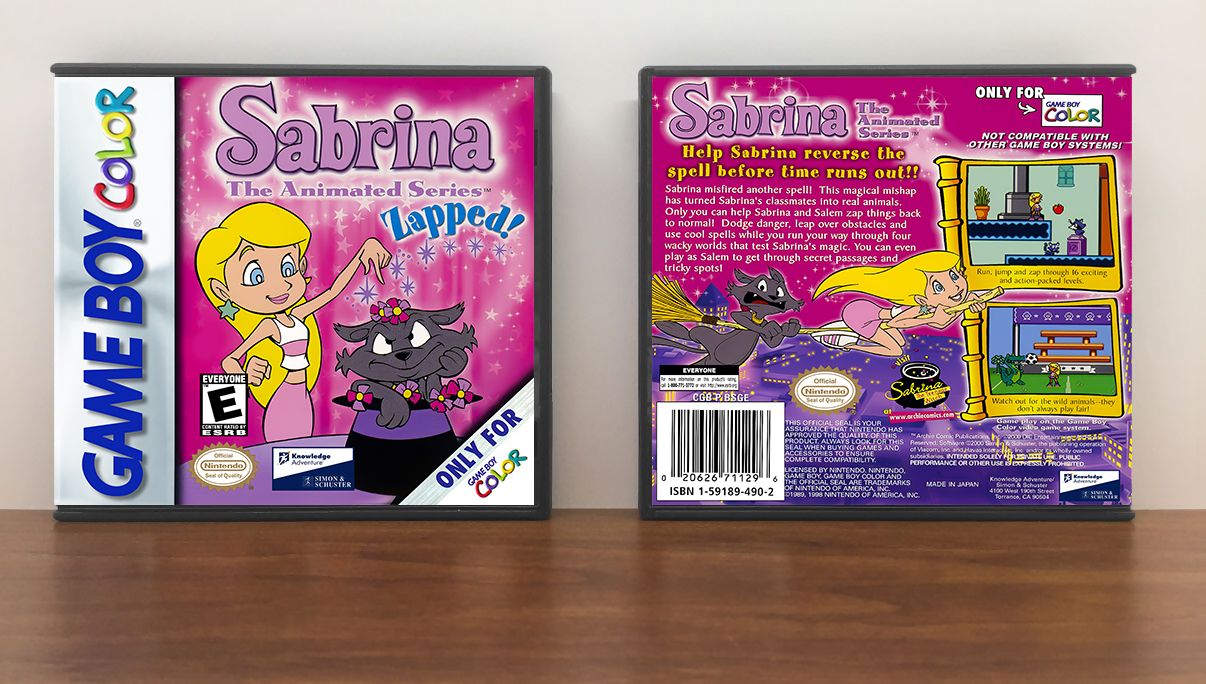 Sabrina the Animated Series: Zapped!, Artwork Spine Color: Chrome