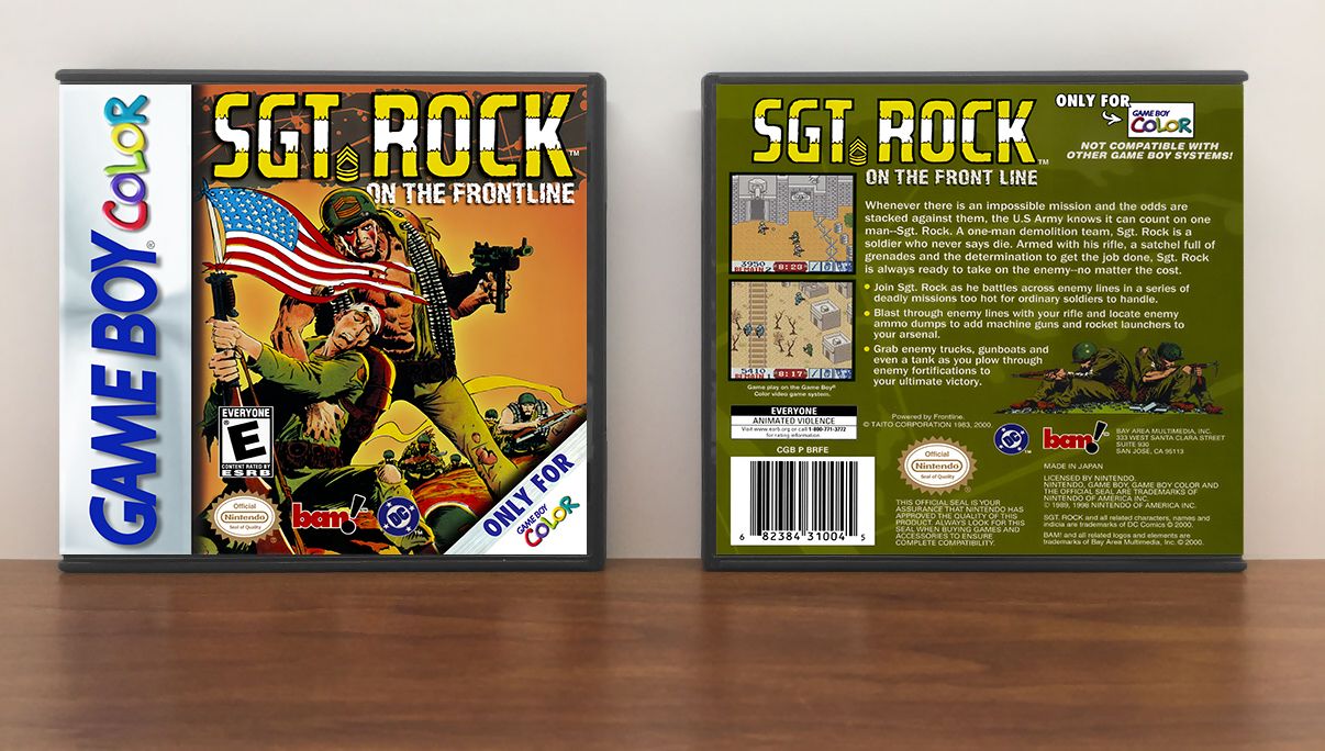 Sgt Rock: On the Frontline, Artwork Spine Color: Chrome