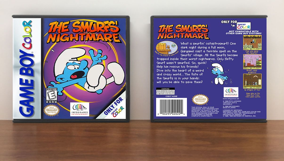 Smurfs&#39; Nightmare, The, Artwork Spine Color: Chrome