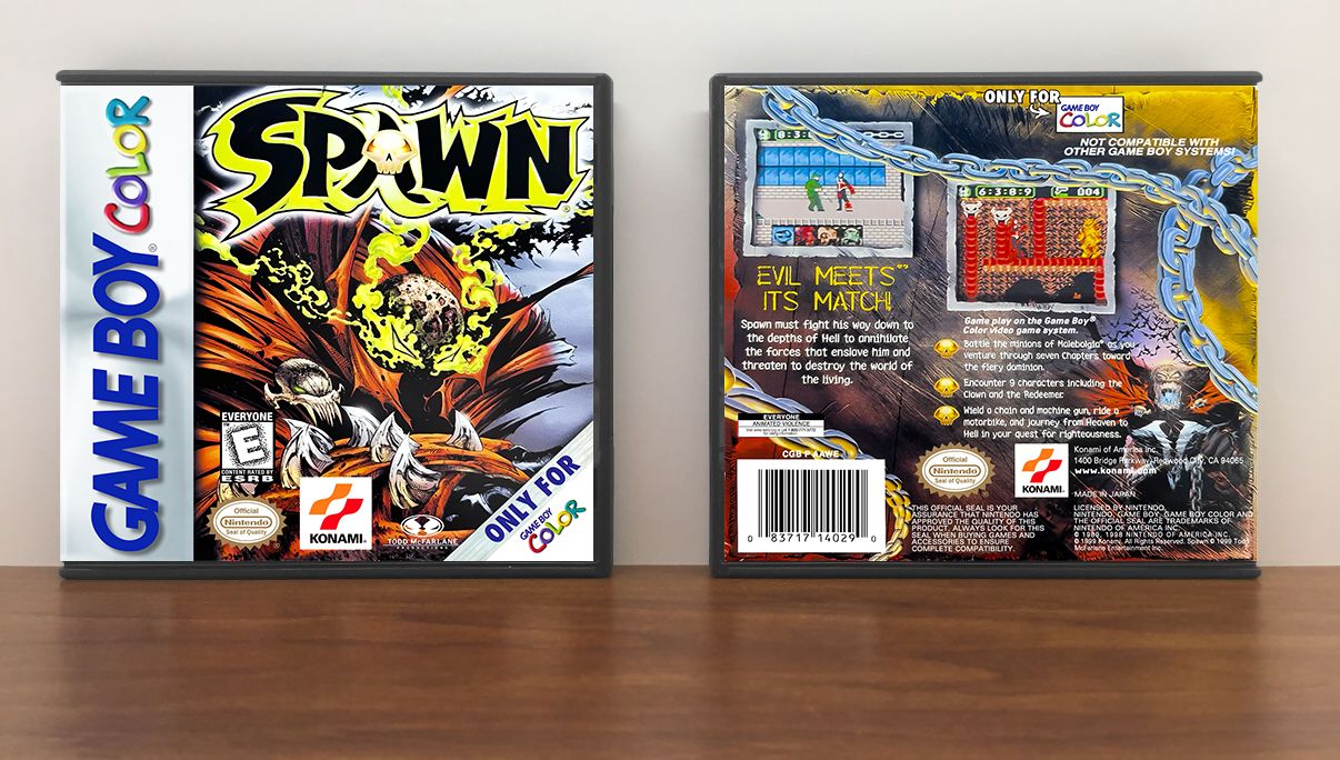 Spawn, Artwork Spine Color: Chrome