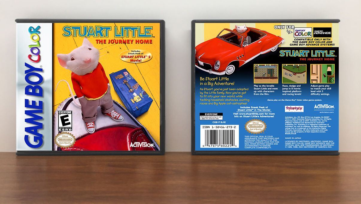 Stuart Little The Journey Home, Artwork Spine Color: Chrome
