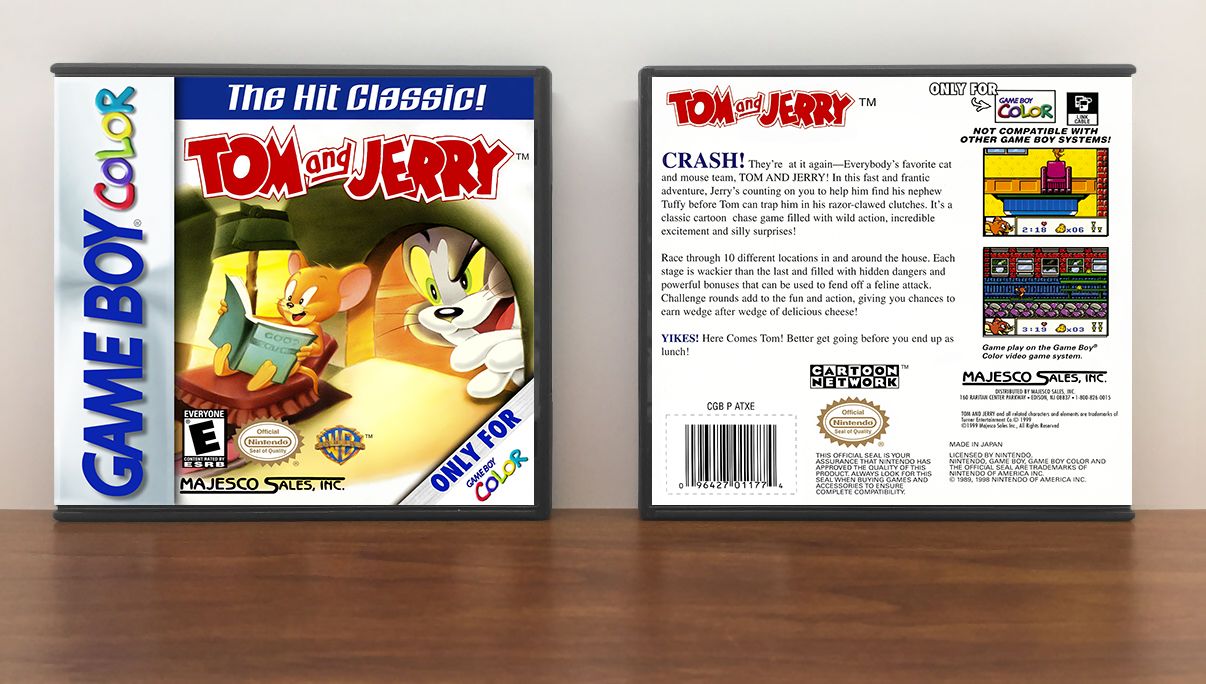 Tom and Jerry, Artwork Spine Color: Chrome