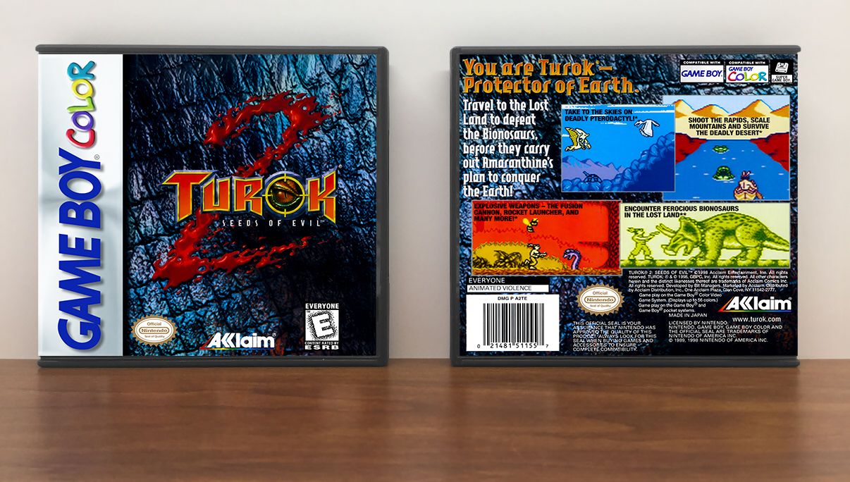 Turok 2: Seeds of Evil, Artwork Spine Color: Chrome