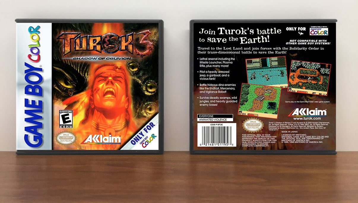 Turok 3: Shadow of Oblivion, Artwork Spine Color: Chrome