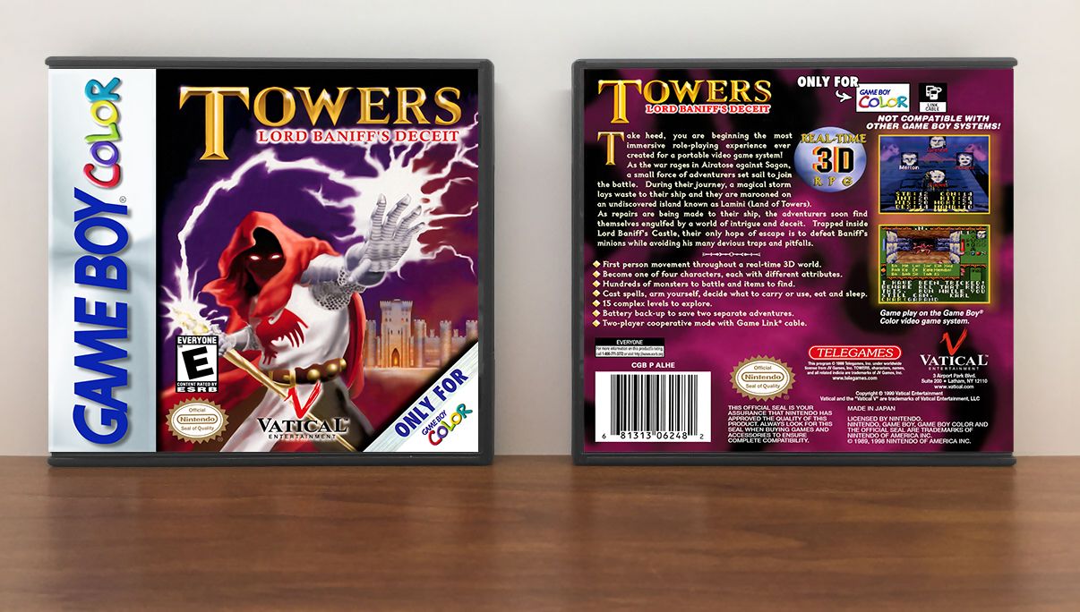 Towers: Lord Baniff&#39;s Deceit, Artwork Spine Color: Chrome