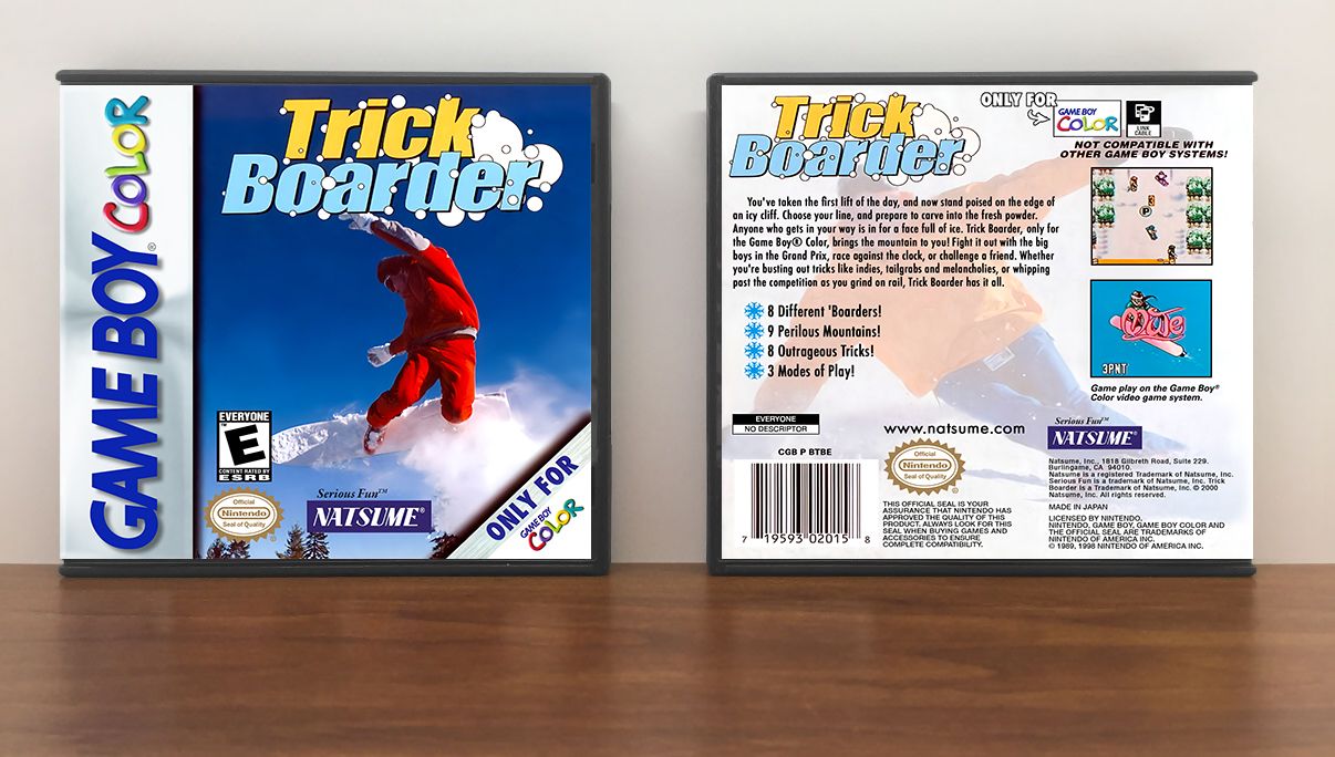 Trick Boarder, Artwork Spine Color: Chrome