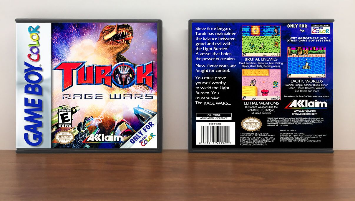 Turok: Rage Wars, Artwork Spine Color: Chrome