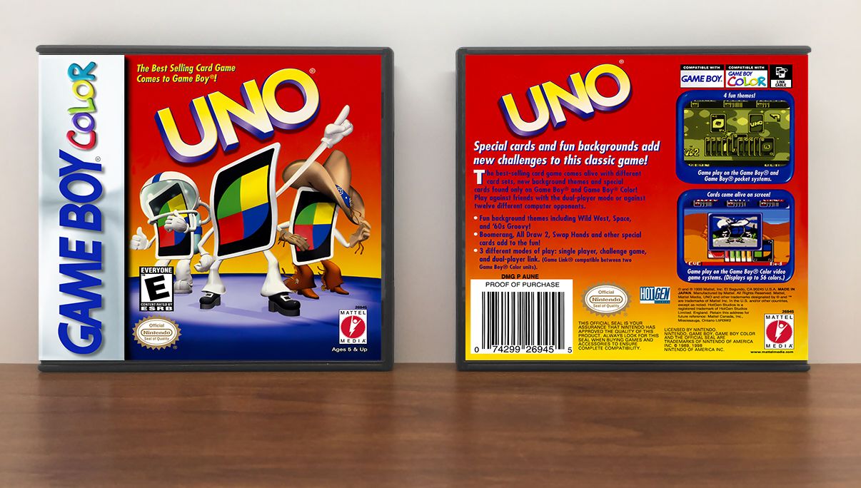 UNO, Artwork Spine Color: Chrome