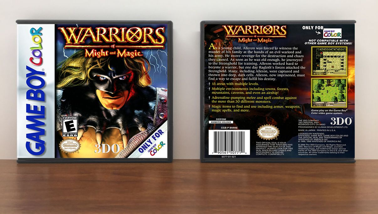 Warriors of Might and Magic, Artwork Spine Color: Chrome
