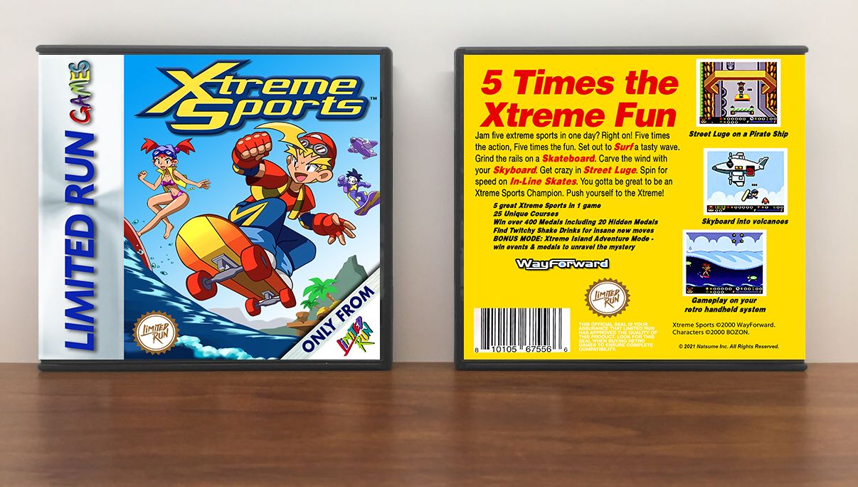 Xtreme Sports (Limited Run), Artwork Spine Color: Chrome
