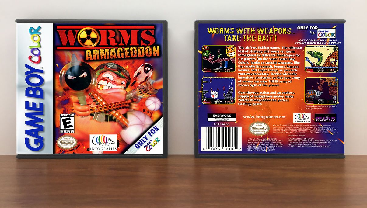Worms: Armageddon, Artwork Spine Color: Chrome